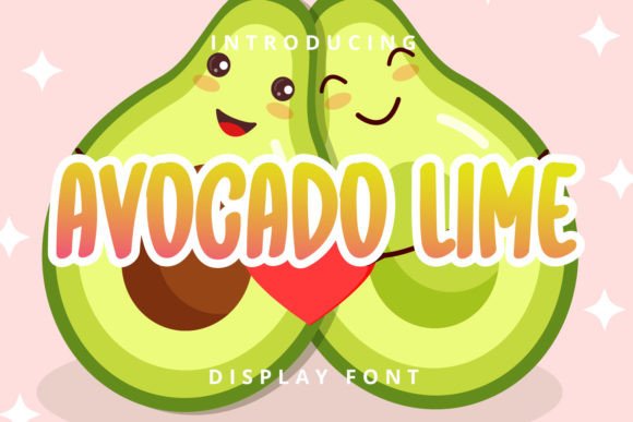 Avocado Lime Font: A Playful Display Typeface for Kids’ Digital Brands