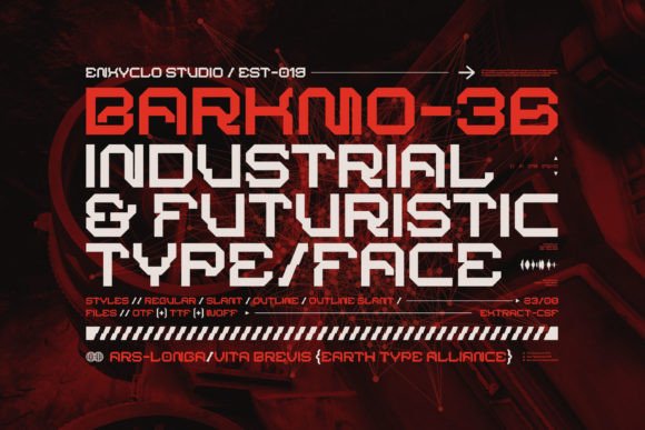 Barkmo36 Display Font for Bold Digital Branding