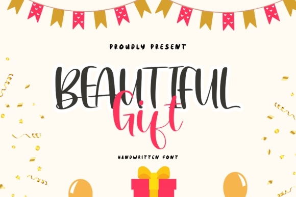 Beautiful Gift Handwritten Font for Branding