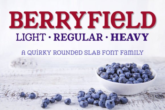 Berryfield: A Geometric Display Font That Cuts Through the Feed