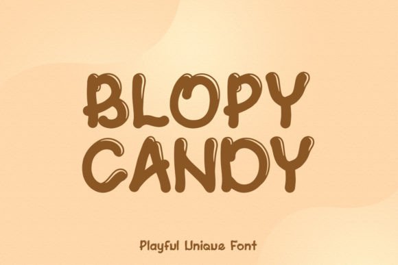 Blopy Candy Font for Playful, Professional Branding