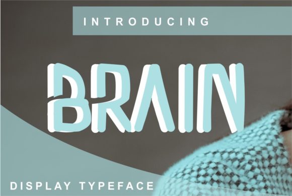 Brain Display Font for Creative Makers