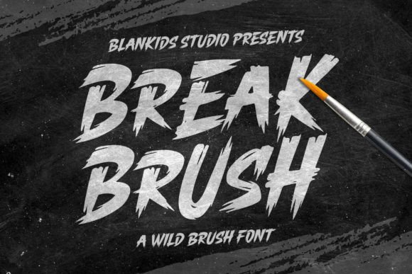 Break Brush Font for Standout Brand Visuals