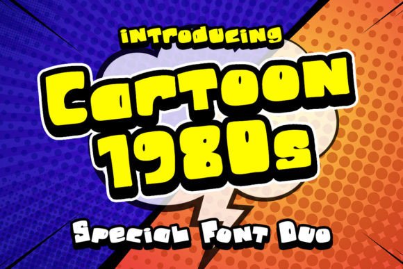 Cartoon 1980s Display Font for Bold, Nostalgic Campaigns
