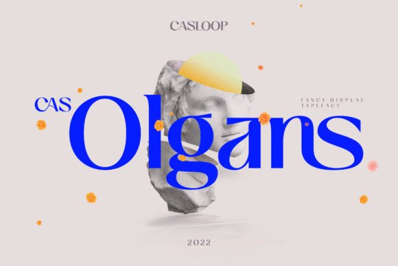 Cas Olgans Font: A Renaissance-Inspired Display Typeface for Modern Branding