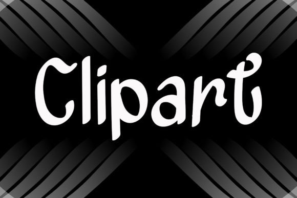 Clipart Font: Elegant Handwritten Display for Campaigns That Stand Out