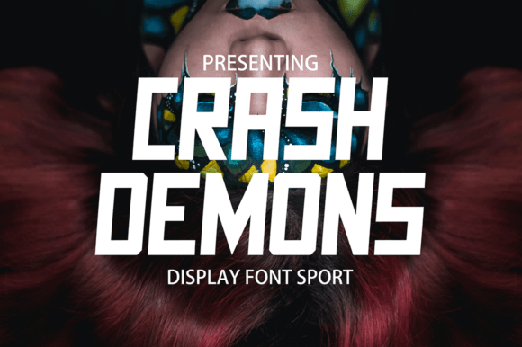 Crash Demons Font for Bold Campaign Headlines