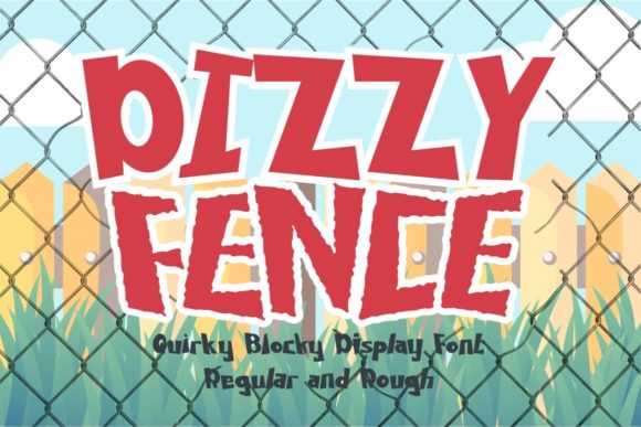 Dizzy Fence Display Font for Playful Digital Branding