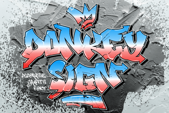 Donkey Sign: A Graffiti-Style Display Font for Editorial Charm