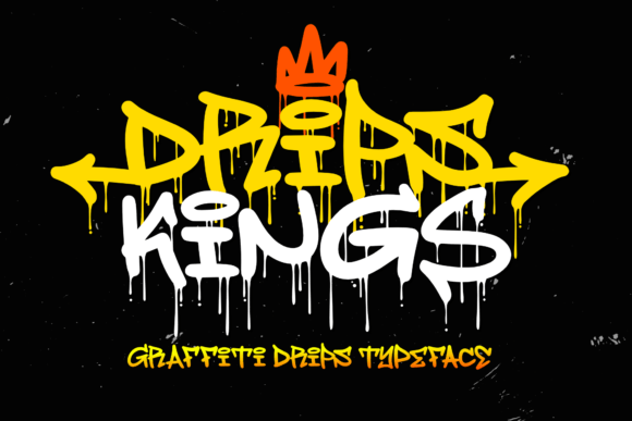 Drips Kings Display Font for Bold Brand Identity