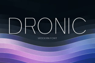 Dronic: A Modern Sans Serif Font for Clean Campaign Design
