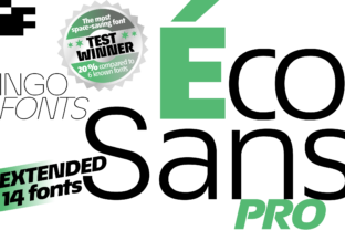 Éco Sans Pro Extended: A Bold Handwritten Sans Serif Font for Campaigns