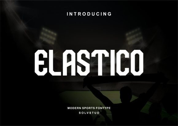Elastico: A Modern Sporty Display Font for Editorial Design
