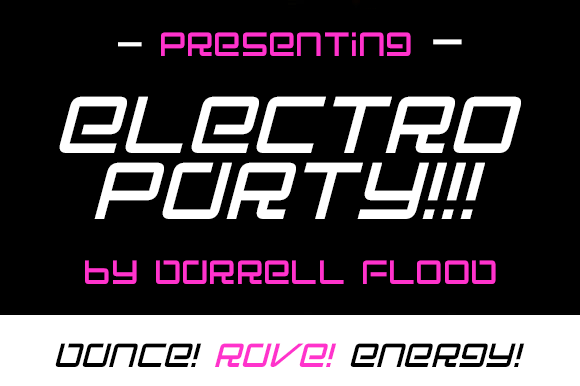 Electro Party Font for Bold Brand Visuals
