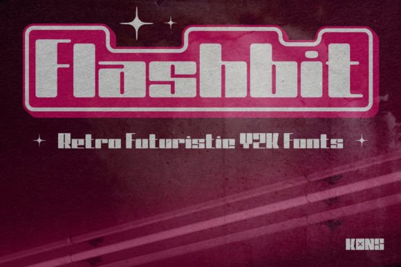 Flashbit Display Font for Y2K-Inspired Creative Projects