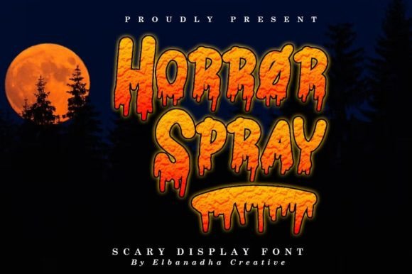 Horror Spray: A Scary Font for Editorial Impact