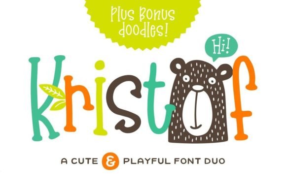 Kristof: A Display Font That Feels Like a Warm Hello