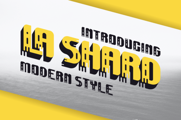La Shard: A Whimsical Display Font for Editorial Charm