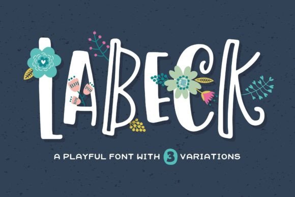 Labeck: A Playful Display Font for Editorial Design