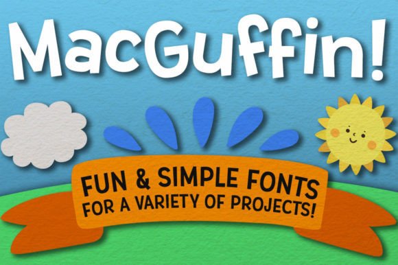 Macguffin Font: Simple, Clean, and Fun Display Fonts for Digital Brands