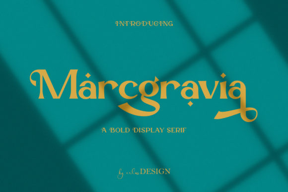 Marcgravia: A Luxe Display Font for High-Impact Design