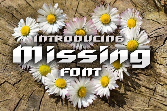 Missing: A Sharp Display Font for Editorial Impact