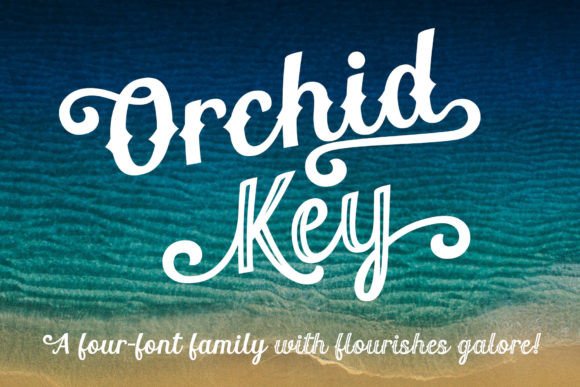 Orchid Key: A Premium Display Font for Scroll-Stopping Brand Content