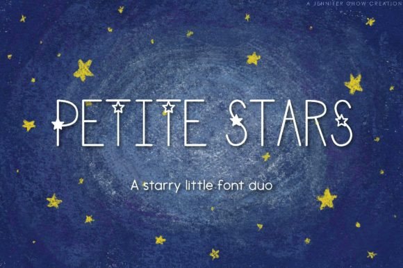 Petite Stars: A Cute & Adorable Display Font for Joyful Branding