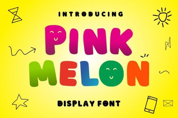 Pink Melon Font: A Friendly Display Typeface for Editorial Playfulness