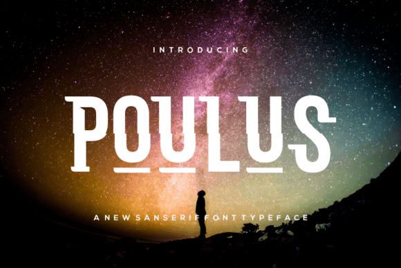 Poulus Display Font for Handmade Creators