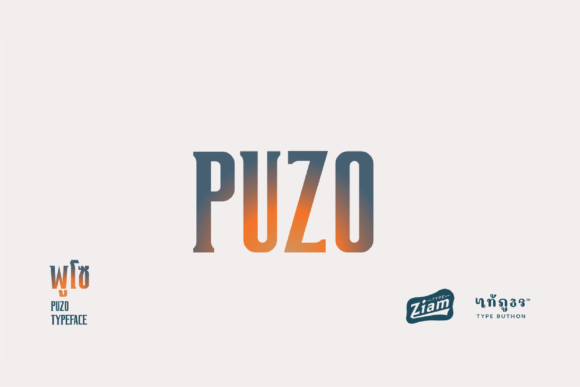 Puzo Display Font for Stylish Brand Identity