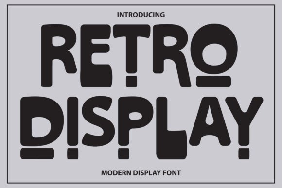 Retro Display Font for Scroll-Stopping Visuals