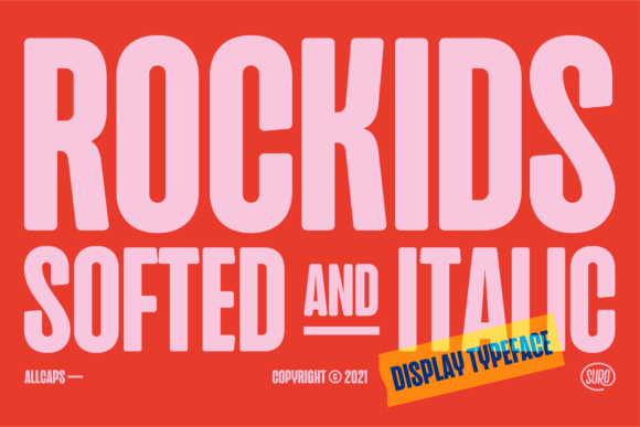 Rockids Softed: A Bold Display Font for Editorial Impact