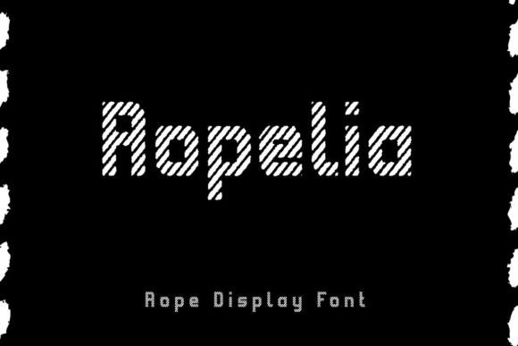 Ropelia: A Modern Display Font for Thoughtful Editorial Design
