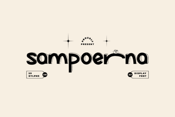Sampoerna Display Font for Playful, Memorable Campaigns