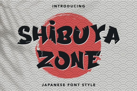 Shibuya Zone Font: Handwritten Japanese Display Typeface for Digital Brands