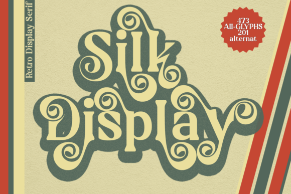 Silk Display: A Bold Retro Serif Font for Digital Branding