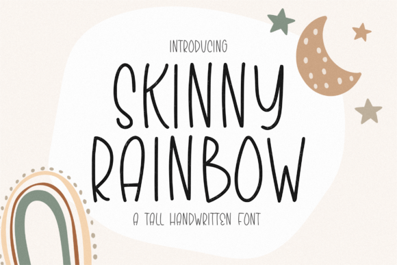 Skinny Rainbow: A Fun Handwritten Display Font for Scroll-Stopping Creatives