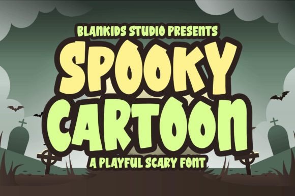 Spooky Cartoon: A Playful Scary Font for Editorial Charm