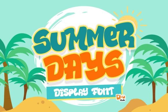 Summer Days Font: A Bubbly Display Typeface for Joyful Digital Brands