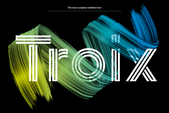 Troix Display Font for Bold Digital Branding