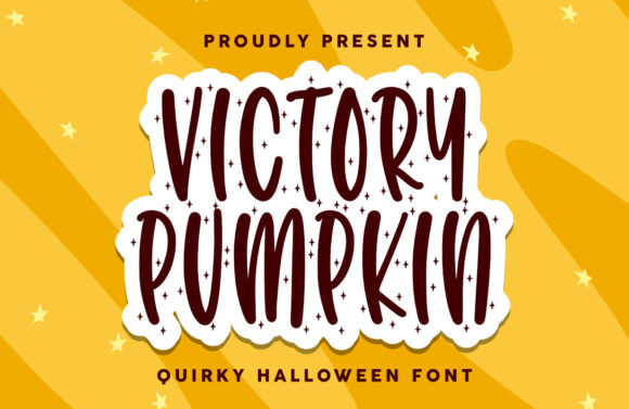 Victory Pumpkin Display Font for Relaxed Digital Branding
