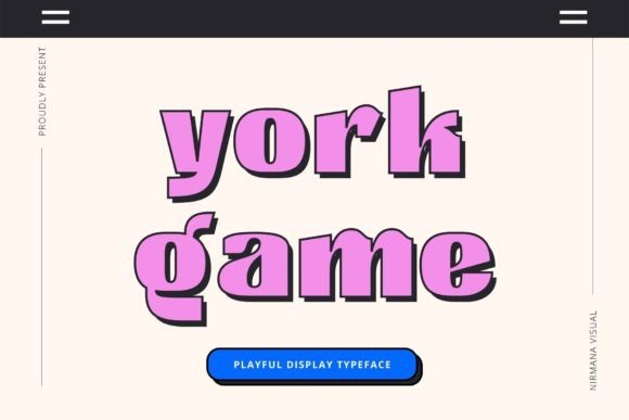 York Game: A Contemporary Display Font for Scroll-Stopping Brand Content