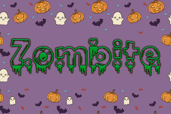 Zombite: A Fun and Spooky Display Font for Editorial Projects